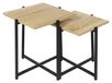 Table extensible, brun/noir