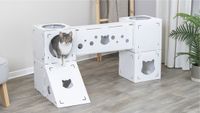 Trixie Kattenmeubel Finca Felice - Krabpaal - Wit - 125x62x62 cm