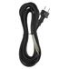 EMOS Rubberen aansluitkabel 5 m, voedingskabel, aansluitkabel voor hoge mechanische belasting, aansluitkabel Schuko, 3 x 1,5 mm2, H07RN-F rubber/neopreen, zwart