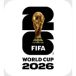 Badge Championnat du Monde 2026 Fond blanc écriture noire