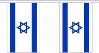 Merkloos / Sans marque Luxe Israel vlaggenlijn - polyester - 900 cm