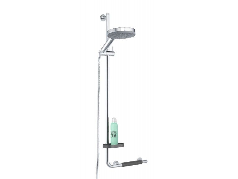 Tiger Boston Comfort and Safety douchestang met veiligheidsgreep - chroom