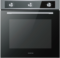 Inventum IOH6072RK - Inbouw oven - 72L - Zwart/RVS