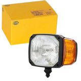 HELLA 1EA 328 450-411 Halogeen-Koplamp - 12V - Inbouw - Lenskleur: Geel - Stekker: DEUTSCH stekker - Links voor