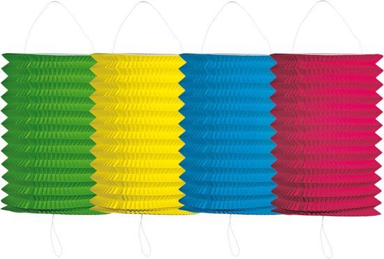 Folat - Lampion effen kleur - 16 cm