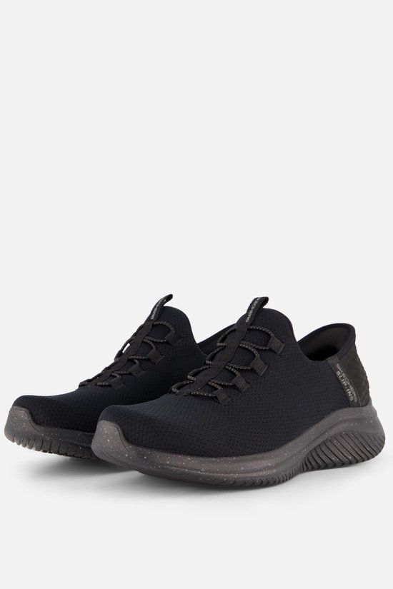 Skechers Ultra Flex 3.0 Right Away herensneakers, zwart mesh/trim, 43 EU Large