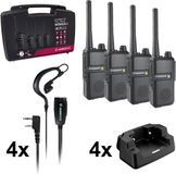 Albrecht audio Albrecht Tectalk Worker 3 29826 PMR-portofoon Set van 4 stuks