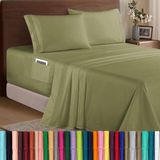 Elegant Comfort Luxe 1500 premium hotelkwaliteit microvezel 4-delige lakenset