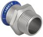 Geberit Mapress roestvrijstalen overgang met buitendraad 28 mm x 1 1/4"
