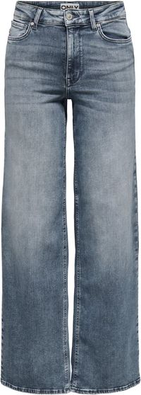 Only Jeans Madison 15353692 Wide Leg Fit Blauw Katoen Elastaan