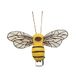 GLOREX 6 7101 060 - Decoratieve bijen, 2 stuks in geel en zwart, ca. 5 x 1 cm, om te versieren en cadeau te geven