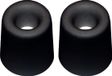 QlinQ Deurbuffer - 2x - deurstopper - zwart - rubber - 50 x 35 mm
