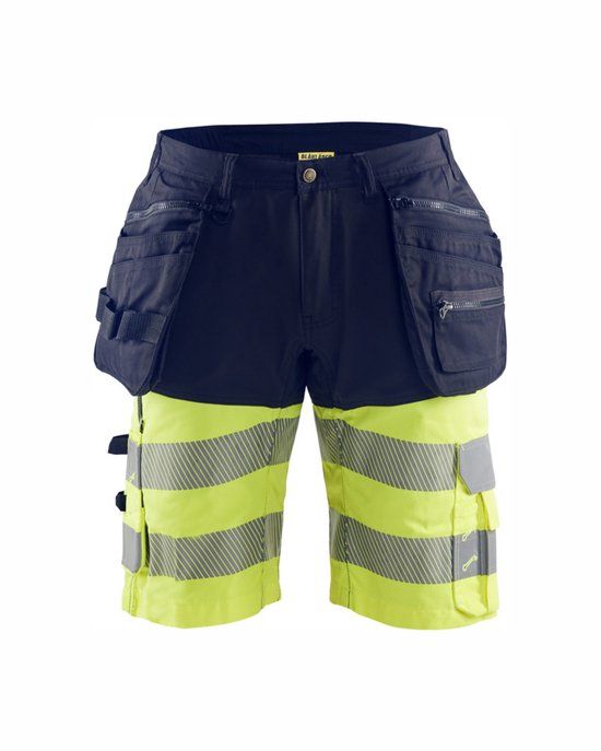 Blåkläder High Vis short 1596-1811 - Marine/High Vis Geel - C50