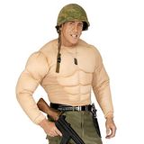 W WIDMANN MILANO Party Fashion - Kostuum super spiershirt, soldaten, carnaval, themafeest