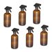 Merkloos Plantenspuit Set van 6 - 500 ml - Bruin