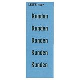 Leitz 15070000 inhoudsbord klanten, zelfklevend, 100 stuks, blauw
