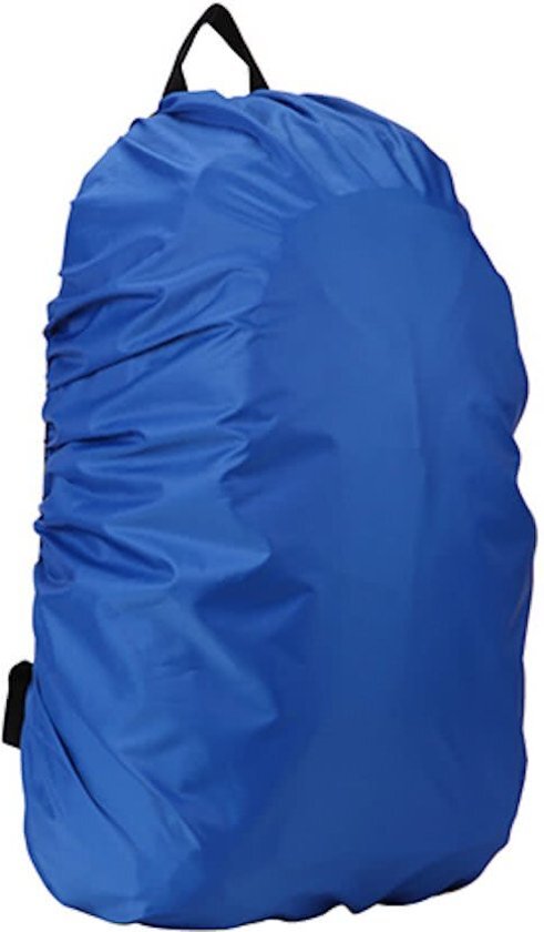 Giftshop JR Universele backpack/rugzak regenhoes 35L - Blauw