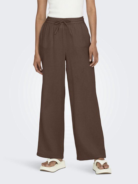 ONLY - ONLTHYRA LONG PANT NOOS WVN - Dames - Leggings - Pinecone - Katoen - XL/32