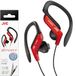 JVC HAEB75R Sports Clip Hoofdtelefoon, Rood