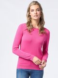 REPEAT cashmere Cashmere trui met boothals