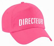 Bellatio Decorations Petje Directeur Roze Unisex Polyester