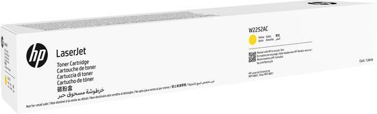 HP W2252AC Geel Origineel LaserJet Tonercartridge