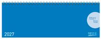 Tischquerkalender Korsch Verlag Tischquerkalender Classic Colourlux blau 2027