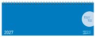 Tischquerkalender Korsch Verlag Tischquerkalender Classic Colourlux blau 2027