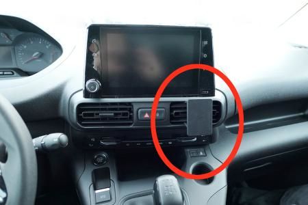 Brodit 855484 - Passive Holder for Mobile Phone/Smartphone - Black - Car Vent Mount