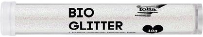 folia BIO Glitter, koker, 10 g, blauw