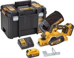 DeWalt DCP580P2 18V Accu Schaafmachine Set (2x 5.0Ah) | TSTAK | 82mm | Koolborstelloos