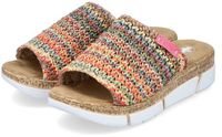 Rieker V2369 Dames Slippers - Multi - Maat 38