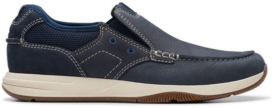 Clarks Sailview Step Mens Navy Nubuck, 10