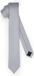 Ladeheid Smal Stropdas - Zilver - Polyester - 150 cm