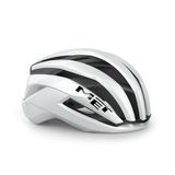 Fietshelmen MET Trenta 3K Carbon Racefiets helm Unisex Volwassenen L Helder Wit