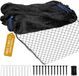 Famanu Filet anti-oiseaux 7.5m x 15m Noir