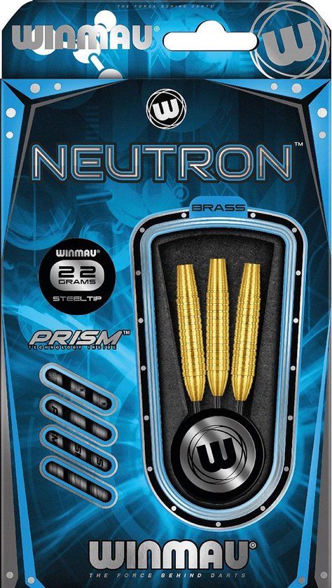 Winmau Neutron Brass Darts - 22g - Steel Tip