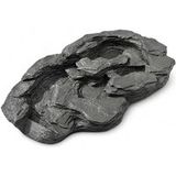 KÖHKO® Wasserlauf SILEX sans arrivée d'eau – Élément de cours d'eau pour étang de jardin, cours d'eau plat pour bord d'étang, aspect pierre stratifiée, 14008M