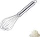 Westmark Whisk Pro – Stevige roestvrijstalen garde voor eieren, deeg en sauzen – Praktische garde voor kloppen, roeren en mixen – Zilver, 28 cm