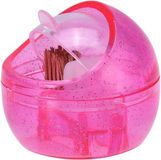 ZenithVibe Tête de ponçage pour nail art, double brosse de nettoyage, étui anti-poussière, outil de manucure polissant - Mini