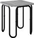 vidaXL Salontafel Grijs Sonoma 40 x 40 x 45 cm Bewerkt hout