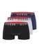 GUESS Boxershorts 'BRIAN' blauw / lichtgrijs / zwart / wit