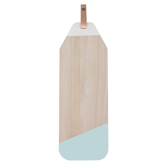 TAK Design Limbo Kaasplankje - Incl. Leer - Hout - 60 x 21 cm - Pastel Mint