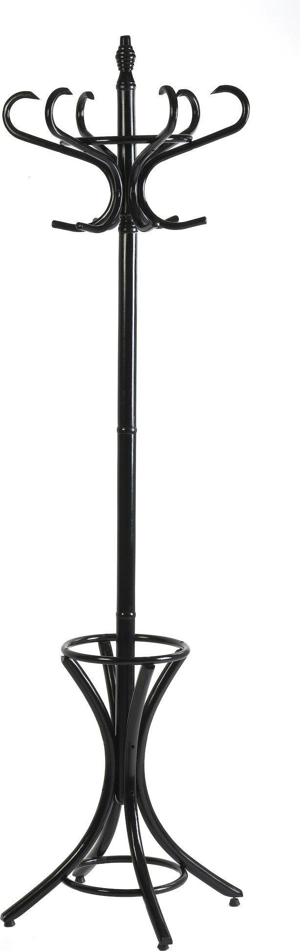 V-part Houten Kapstok Zwart 200 cm