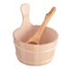 Merkloos Houten Emmer voor Sauna Accessoires