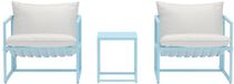 Hioshop Messina loungeset lichtblauw