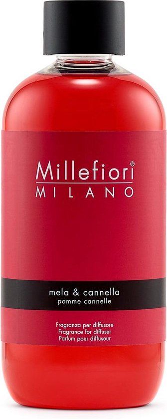 Millefiori Milano Navulling Geurstokjes Mela & Cannella - 250 ml