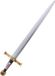 Funny Fashion Middeleeuws/ridder zwaard - 62 cm - Zwaarden - volwassenen - Kostuum accessoires - Wapens