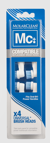 Molarclean Oral B Opzetborstels 4 stuks