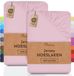 NatureMark Jersey Hoeslaken 70x140cm Roze (2 stuks)